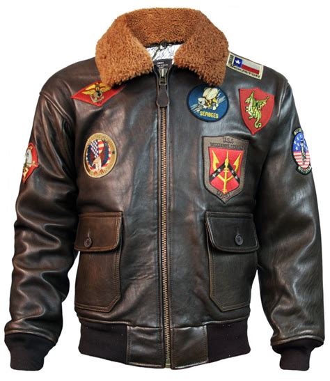 top gun leather jacket replica